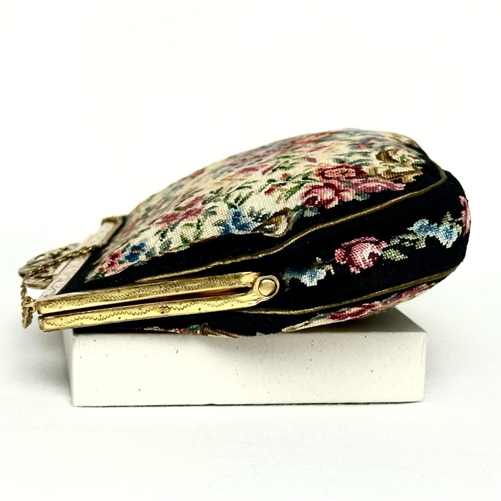 JB & Co Vienna Handwork Vintage Petit-Point Tapestry Mini Bag - Picture 12 of 16